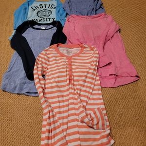 Justice Size 7 Shirts